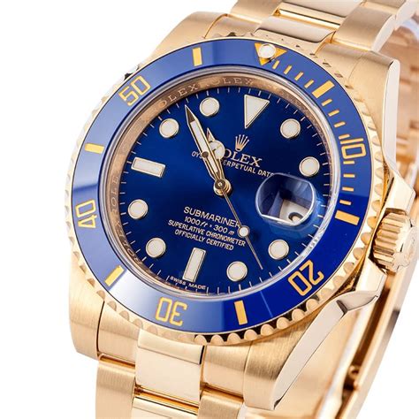 rolex submariner 18k gold price.